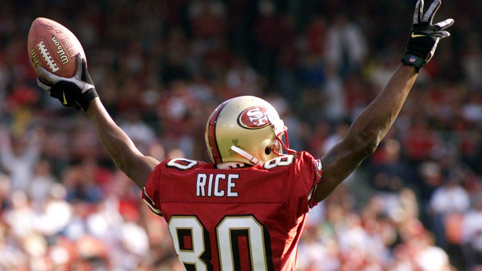 
                <strong>San Francisco 49ers: Jerry Rice (Wide Receiver) </strong><br>
                Rice gilt als der beste Wide Receiver aller Zeiten und hält zahlreiche Rekorde in der NFL.
              