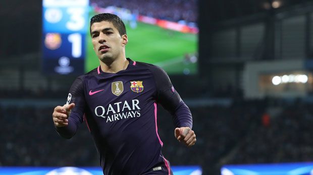 
                <strong>Luis Suarez</strong><br>
                Luis Suarez (Uruguay) - FC Barcelona
              