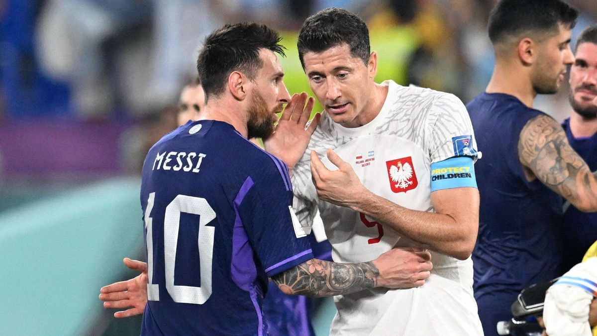 Messi Lewandowski