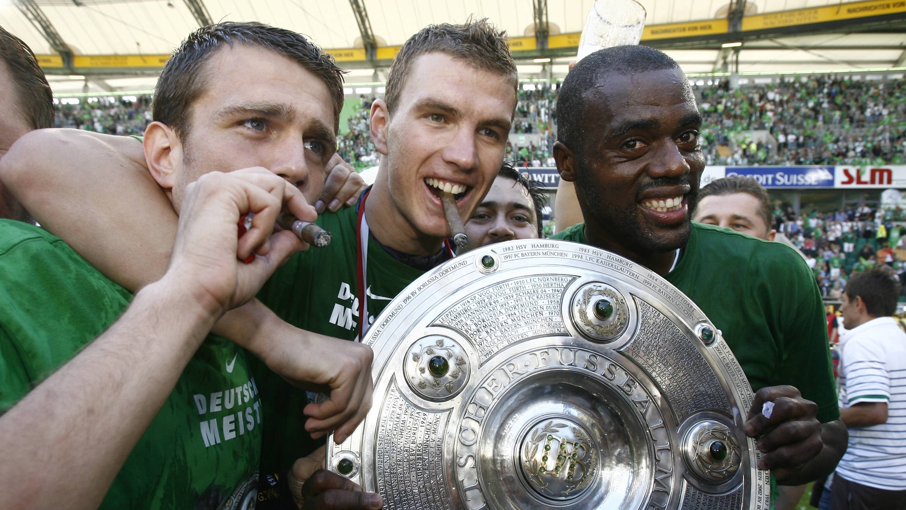 <strong>1 x Bundesliga-Meister: VfL Wolfsburg (Titel gesamt: 1)</strong><br>Meister in der Saison: 2008/09