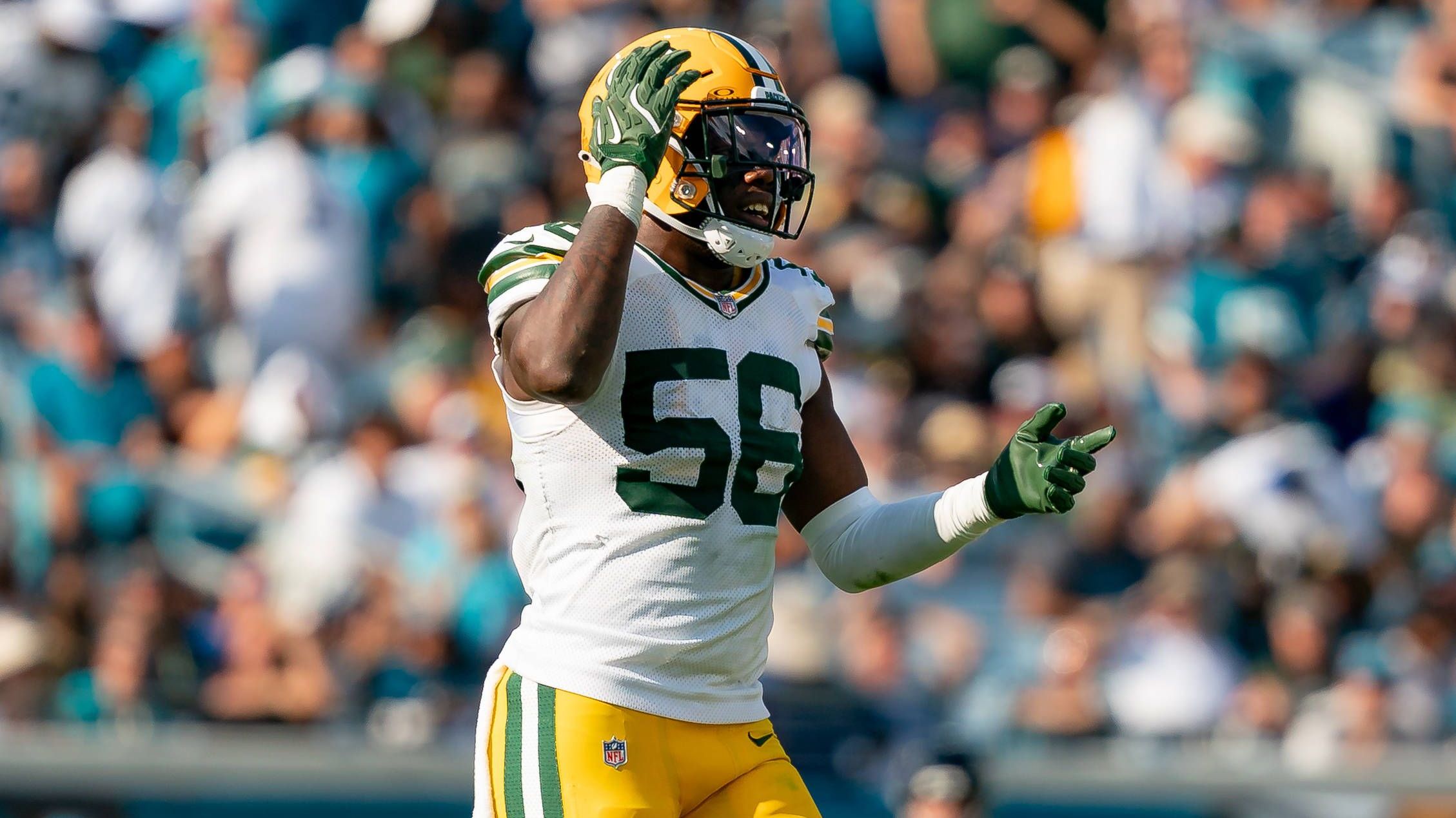 <strong>Edgerrin Cooper (Green Bay Packers)</strong><br>Position: Linebacker<br>Award: Defensive Rookie of the Year<br>Quote: +3000