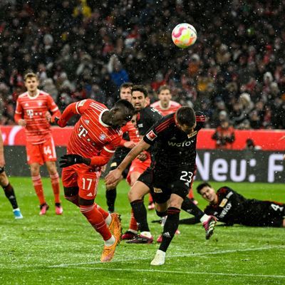 FC Bayerns Mané im Spiel gegen Union Berlin