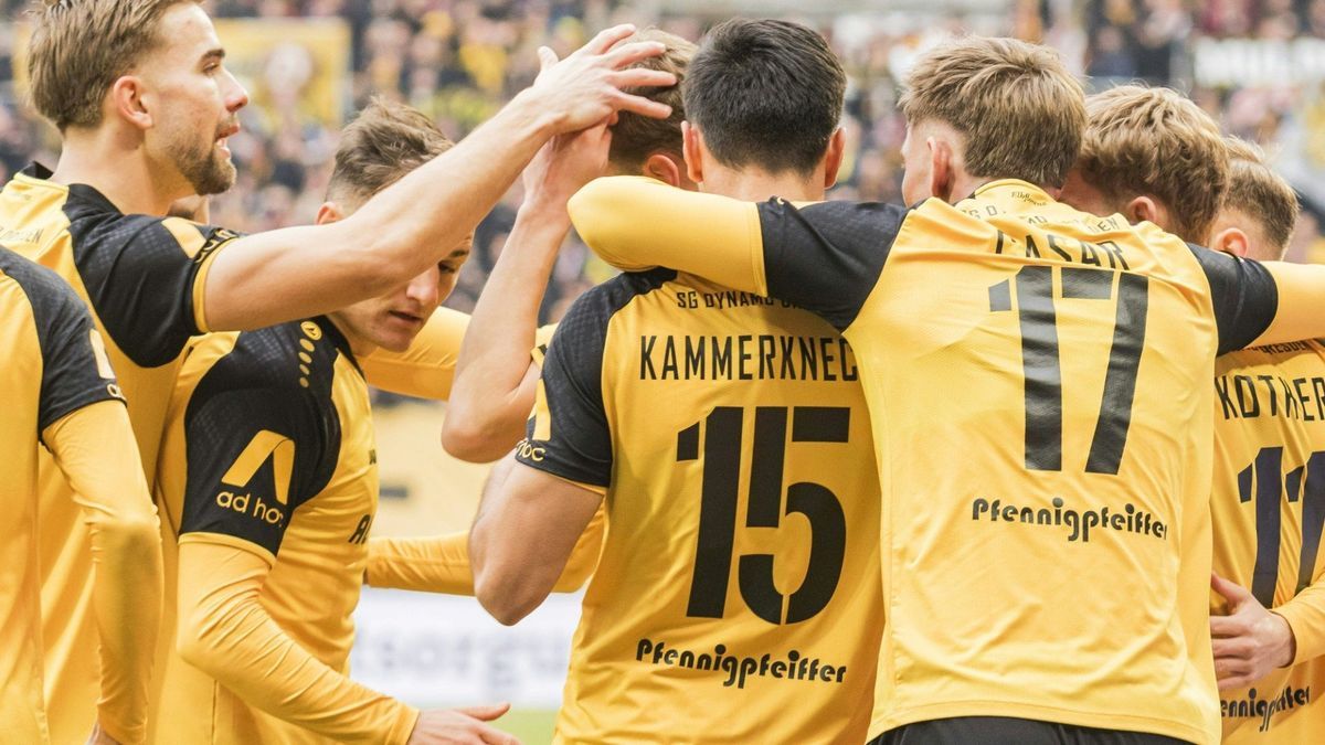 Dresden bejubelt das 1:0