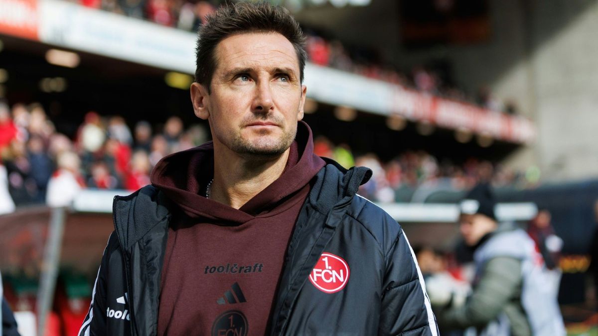 Trainer Miroslav Klose vom 1. FC Nürnberg