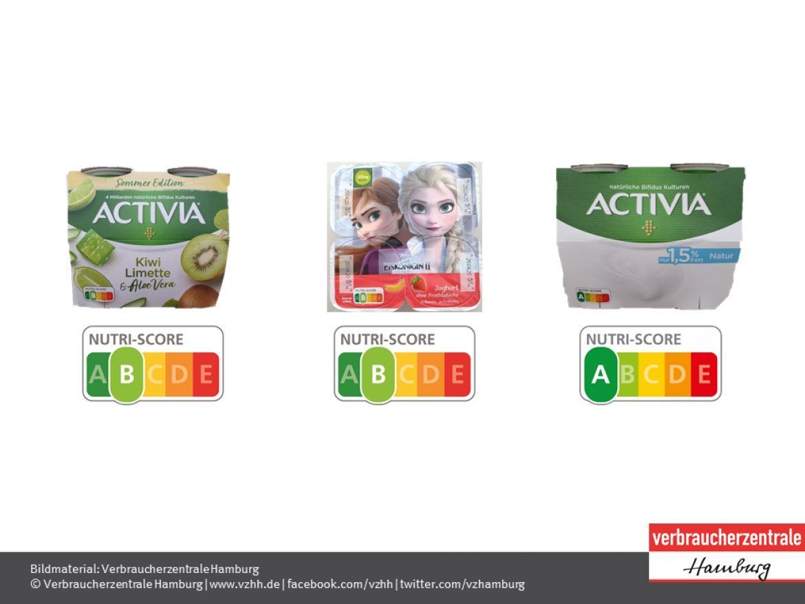 Der Naturjoghurt von Activia schneidet hier in Sachen Nährwerte am besten ab.