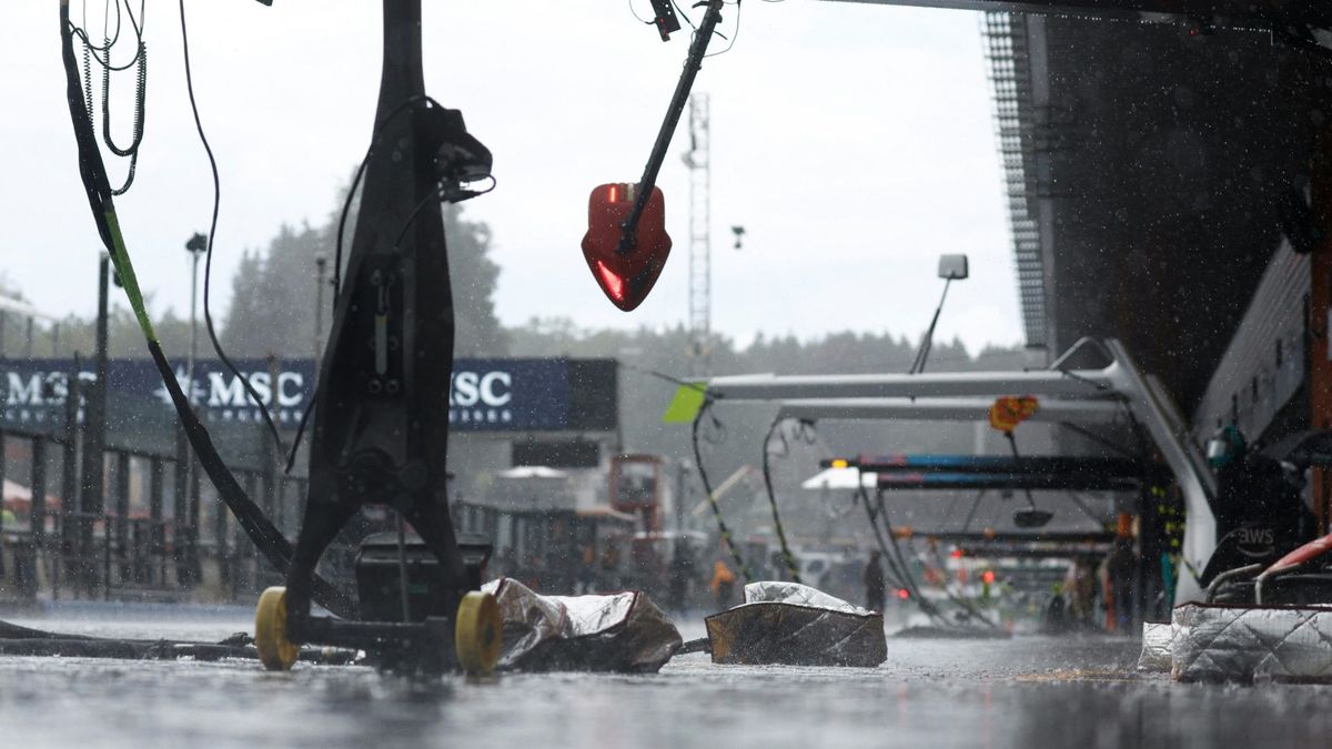 Regen verhinderte die Rennaction der Formel 3