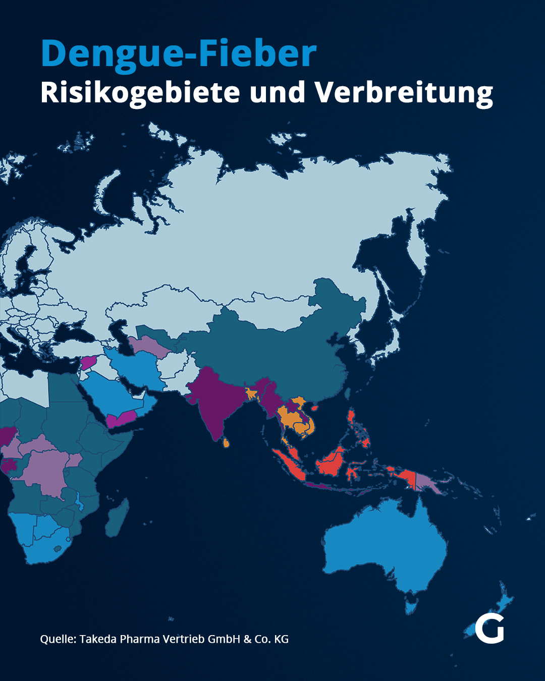 Denguefieber: Verbreitung und Risikogebiete