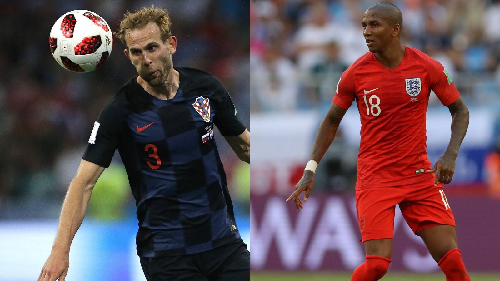 
                <strong>Ivan Strinic vs. Ashley Young</strong><br>
                Young bringt mit seinen 33 Jahren geballte Erfahrung mit, hat  die starke Form bei Manchester United für die WM konserviert. Strinic ist in der Viererkette der Kroaten eher unauffällig und unspektakulär, solide, Durchschnitt. Punkt für Young.
              