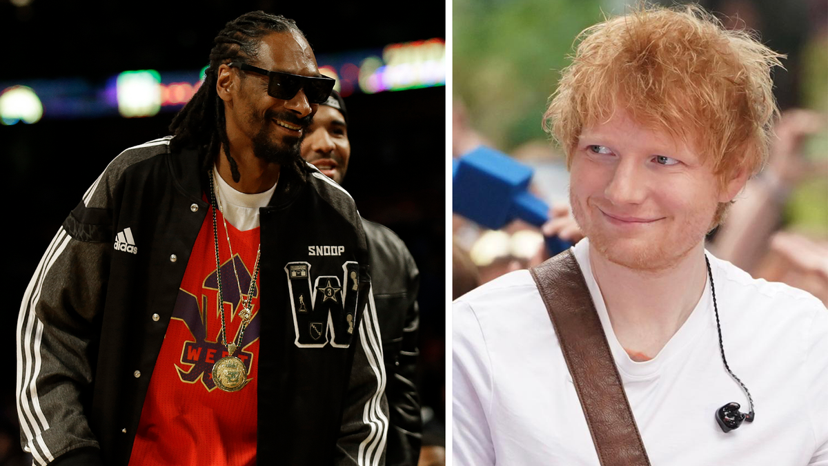 Ed Sheeran und Snoop Dog rauchen zusammen