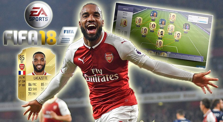 
                <strong>FIFA 18: Alexandre Lacazette und sein Lacaz FC</strong><br>
                Alexandre Lacazette stellt für EA Sports seine Top-Elf in FIFA 18 auf. Doch damit nicht genug: Im Modus "Ultimate Team Squad Battles" könnt ihr nun eine Woche lang gegen seine Auswahl antreten. Der Stürmer des FC Arsenal nennt seine Mannschaft "Lacaz FC" und lässt im 3-4-1-2 spielen. ran.de stellt den auserwählten Kader vor.
              