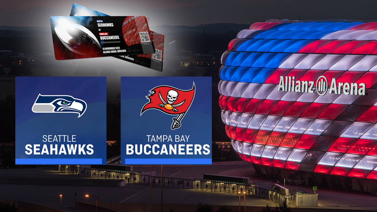 NFL in München: Hier Tickets für Seattle Seahawks-Tampa Bay Buccaneers