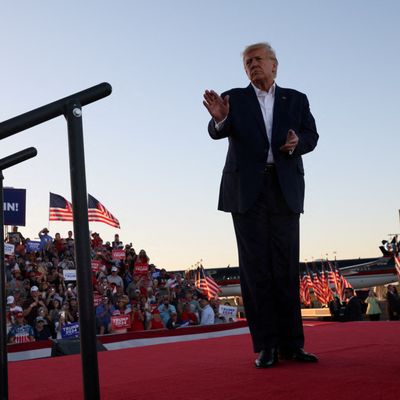 Ex-US-Präsident Donald Trump bei einer Wahlkampfveranstaltung in Texas