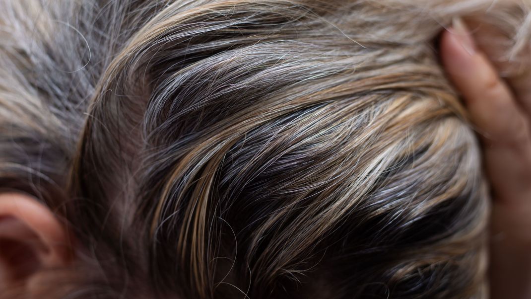 Graue Haare können mit gekonnten Hairstyles versteckt werden