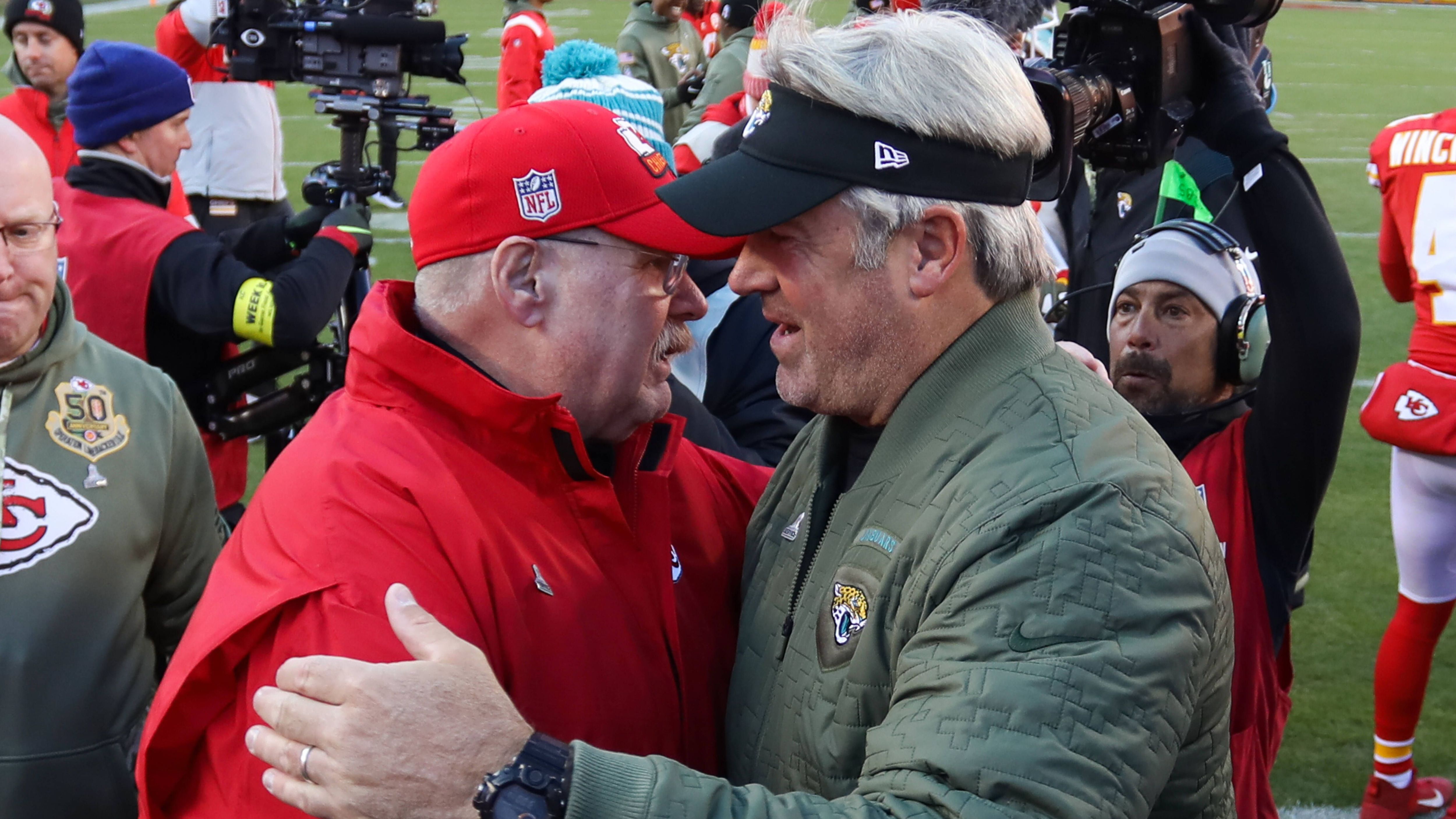 <strong>Doug Pederson</strong>&nbsp;<br>1999 standen Doug Pederson und Reid gemeinsam in Philadelphia an der Seitenlinie. Von 2016 bis 2020 arbeitete Pederson schließlich als Head Coach der Eagles, gewann 2017 gegen die Patriots den Super Bowl. Seit 2022 ist er als Cheftrainer der Jacksonville Jaguars aktiv.