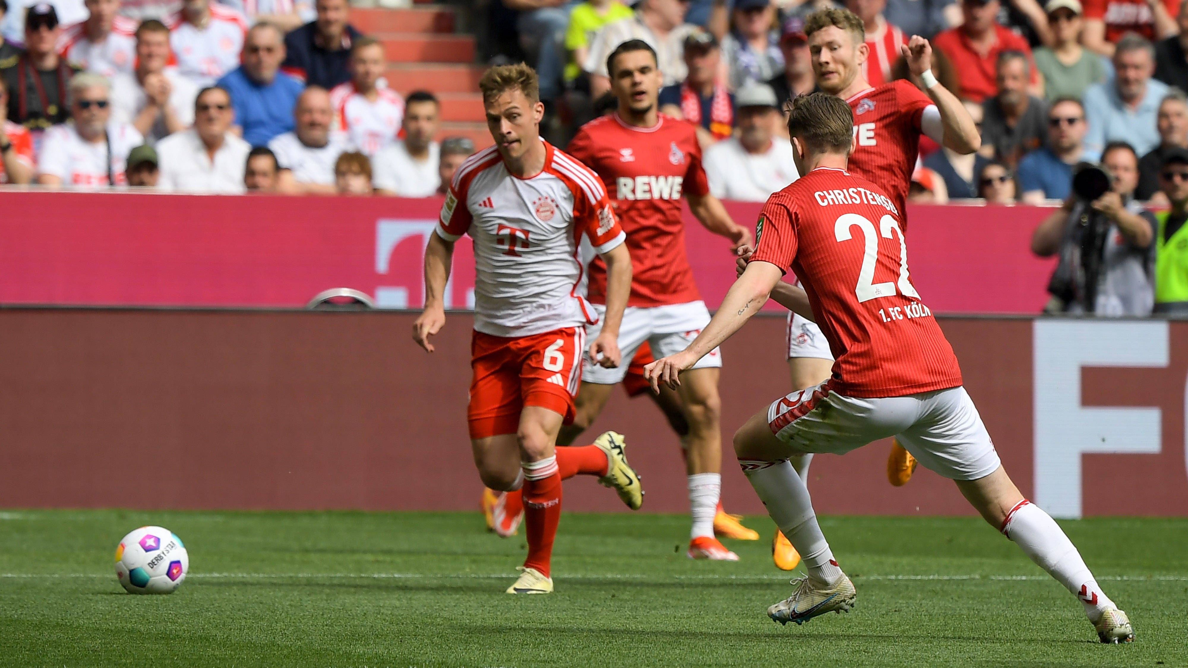 <strong>Joshua Kimmich</strong><br>Agiert aufgrund der defensiven Kölner auf rechts sehr offensiv und leitet mit Flanken mehrere Chancen ein. Großes Laufpensum, immer anspielbar und mit Topwerten. <strong><em>ran</em>-Note: 2</strong>