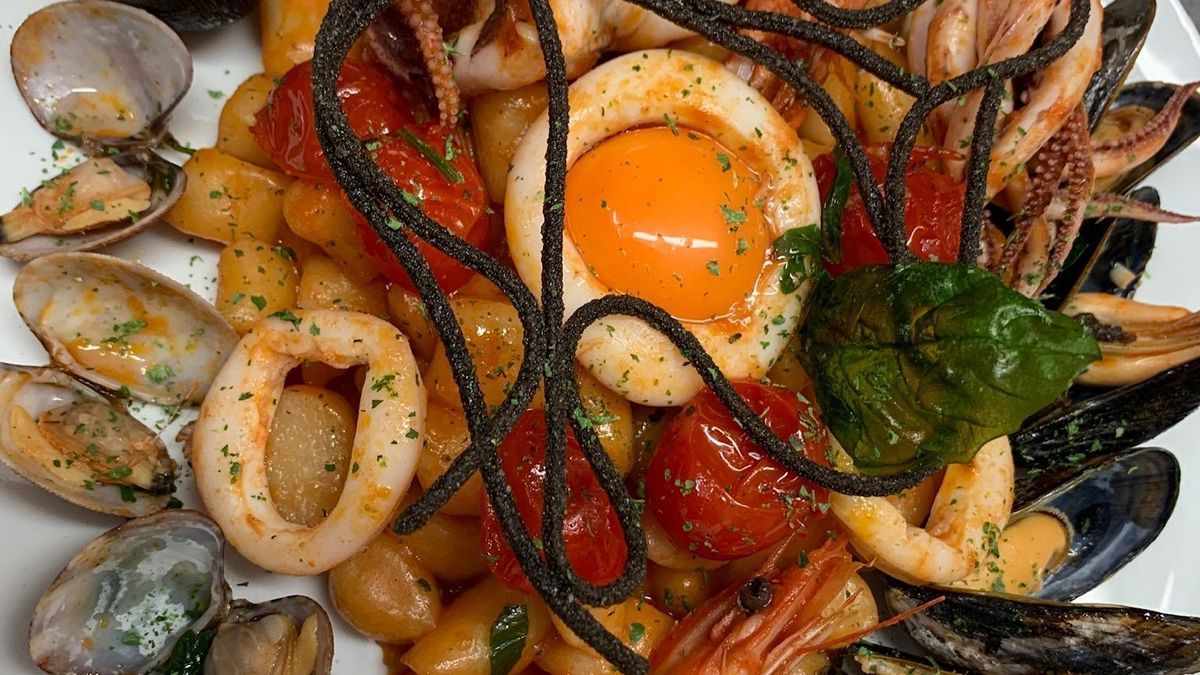 Gnocchi mit Meeresfrüchten