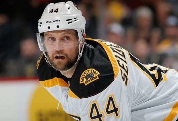 
                <strong>Dennis Seidenberg</strong><br>
                Damit holt der Nationalspieler als zweiter Deutscher den Stanley Cup. Zu diesem Zeitpunkt spielt er schon fast zehn Jahre in Nordamerika Eishockey - viele Monate davon aber nicht in der NHL, sondern bei verschiedenen Farmteams.
              