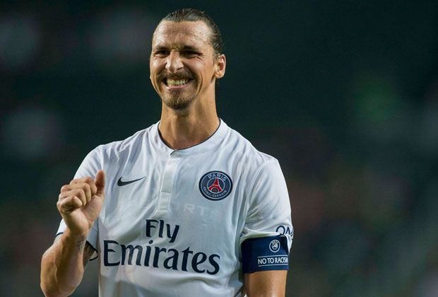 
                <strong>Sturm: Zlatan Ibrahimovic (Paris Saint-Germain)</strong><br>
                Zlatan Ibrahimovic stellte sich in seiner Traumelf selbst auf und darf sich nun auch über seine Nominierung in die Elf von Thiago Silva freuen. Mit PSG kämpfen beide gemeinsam um die Meisterschaft.
              