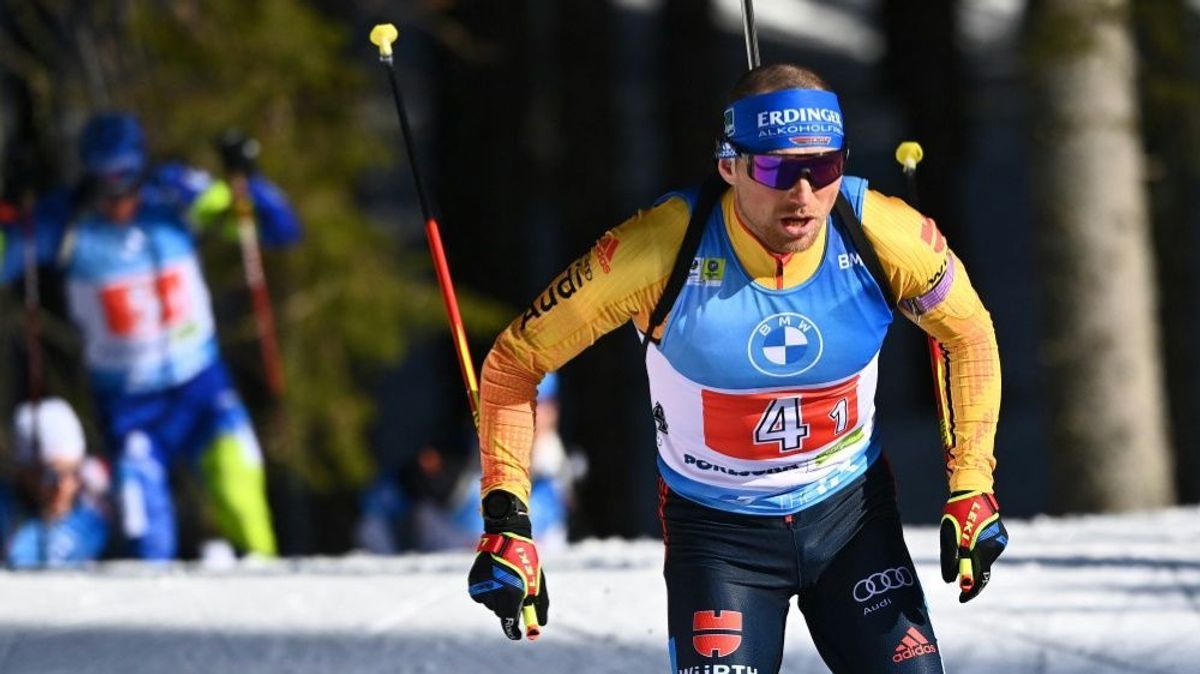 Erik Lesser (Foto) und Franziska Preuß ohne Medaille