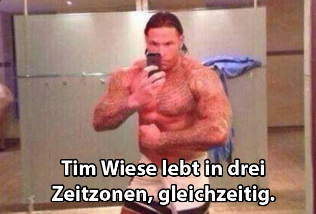 
                <strong>So lacht das Netz über Tim Wiese</strong><br>
                twitter-User Maik S. ist von der enormen Größe Wieses beeindruckt.
              