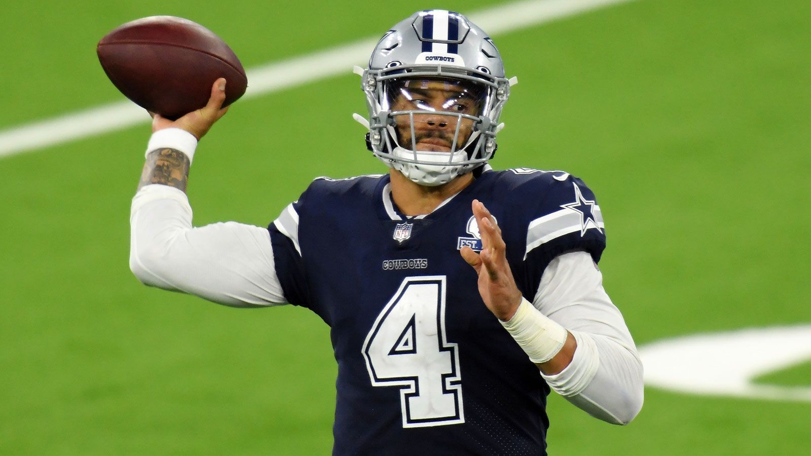 
                <strong>Platz 11: Dak Prescott (Dallas Cowboys)</strong><br>
                QuarterbackIn der NFL seit 2016135. Draft-Pick
              