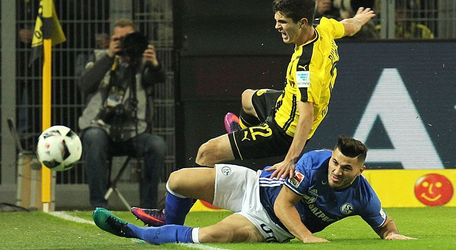 
                <strong>Sead Kolasinac</strong><br>
                Sead Kolasinac: Der Mittelfeldspieler spielt seit der Jugend für Schalke, er weiß also bestens um die Derby-Rivalität Bescheid. Das verdeutlichte er gleich zu Beginn mit einer heftigen Grätsche gegen Pulisic. Rannte die Linie rauf und runter, ging keinem Zweikampf aus dem Weg. Hatte zu Beginn der 2. Halbzeit die beste Chance und rettete 20 Minuten vor Schluss spektakulär auf der Linie. So muss ein Derby gespielt werden! ran-Note: 1
              