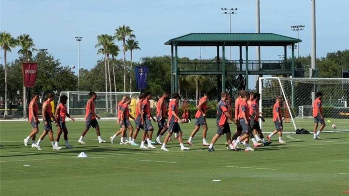 Die Bayern am Mittwoch in Orlando