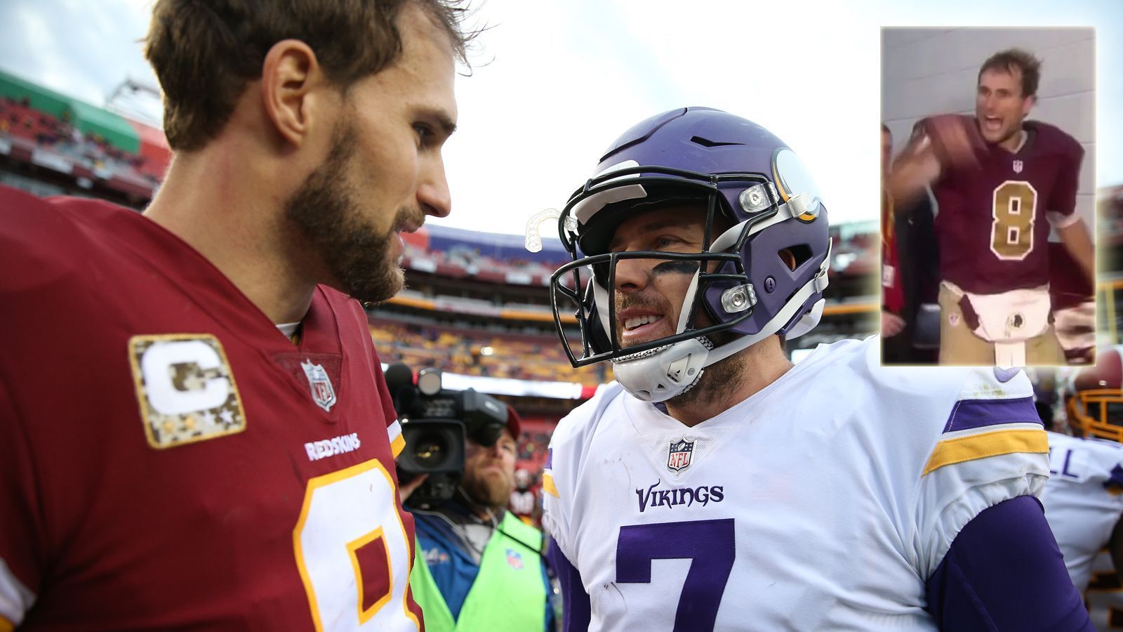 
                <strong>Wieder heißt es Cousins vs. Keenum</strong><br>
                Hinter Robert Griffin III war er zunächst nur Backup, kam nur zum Einsatz, wenn RGIII verletzt war, ehe er in der Saison 2014 endgültig übernahm. Aber auch da stand Cousins oft in der Kritik. Sein "You like that" zu seinen Kritikern nach der Partie gegen Tampa Bay im Oktober 2015 ist legendär. Nun kommt es mit dem Klub, der ihm zu NFL-Ruhm verhalf, zum Wiedersehen im Thursday Night Game (2:20 Uhr Livestatistiken auf ran.de). Noch eine Kuriosität am Rande: Als es das letzte Mal zum Duell Redskins gegen Vikings kam, standen sich auch Case Keenum und Kirk Cousins gegenüber - Cousins für die Redskins und Keenum für die Vikings.
              