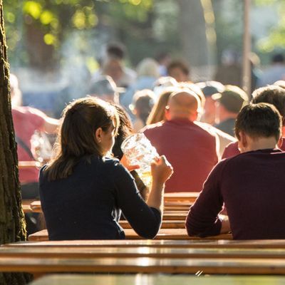 Eklat im Augustiner Keller Biergarten in München