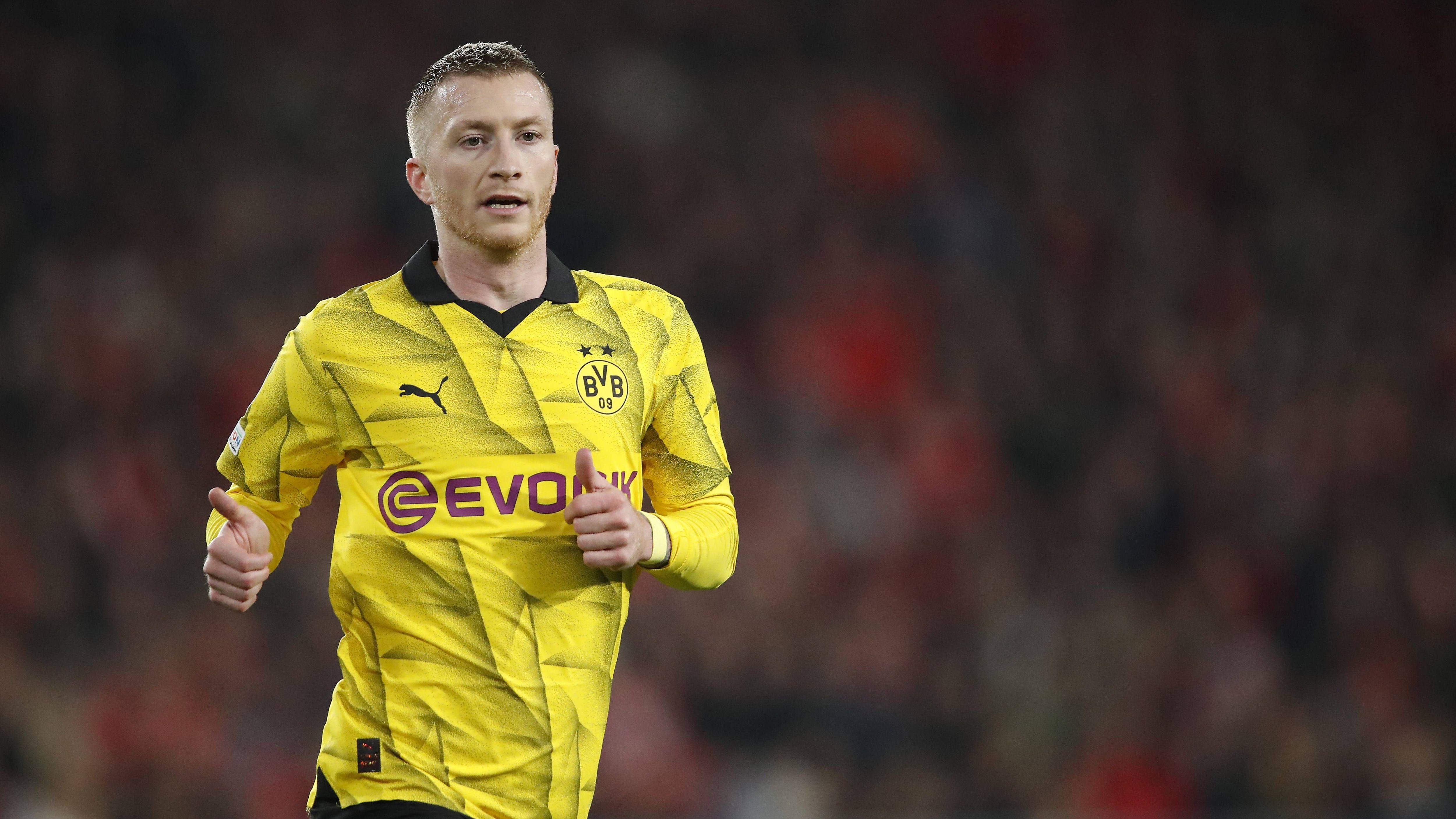 <strong>Marco Reus</strong><br>Wird in der 75. Minute eingewechselt. Macht am Ende den Deckel drauf. <em><strong>ran</strong></em>-Note: 3