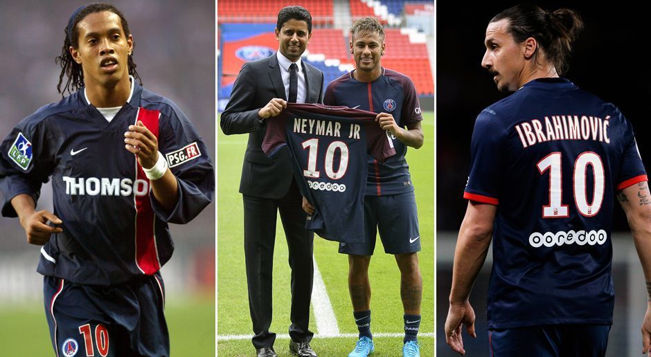 
                <strong>Neymar und Co. - Die Stars mit der Nummer 10 bei PSG</strong><br>
                Nun also Neymar! Der teuerste Fußballer der Welt übernimmt die Rückennummer 10 bei Paris St. Germain - und er hat sehr prominente Vorgänger. ran.de zeigt, wer vorm Brasilianer das die magische Nummer bei PSG trug.
              