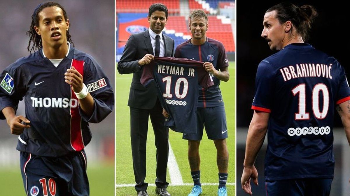 Neymar und Co. - Die Stars mit der Nummer 10 bei PSG