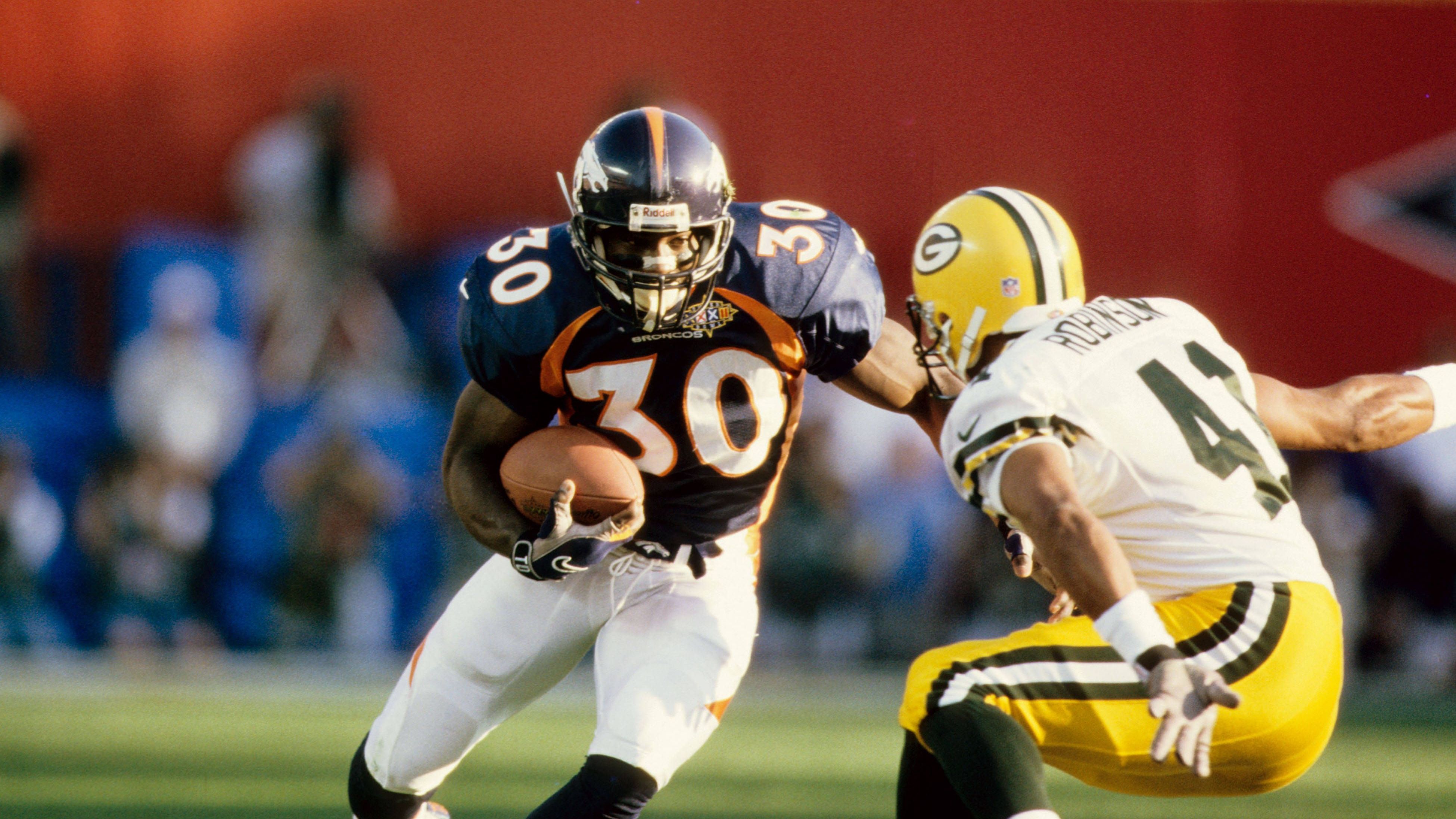 <strong>Denver Broncos - Terrell Davis</strong><br>Rushing-Yards: 7.607<br>Rushing-Touchdowns: 60<br>Jahre im Team: 7<br>Absolvierte Spiele: 78