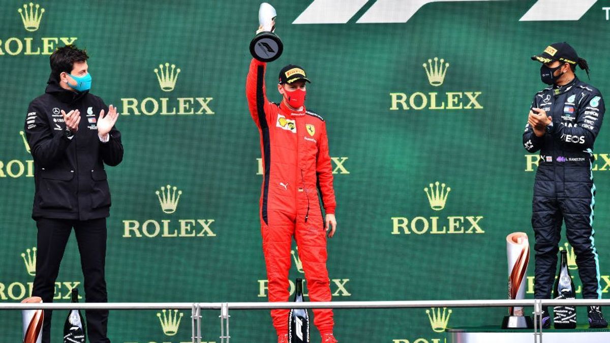 Sebastian Vettel Podium