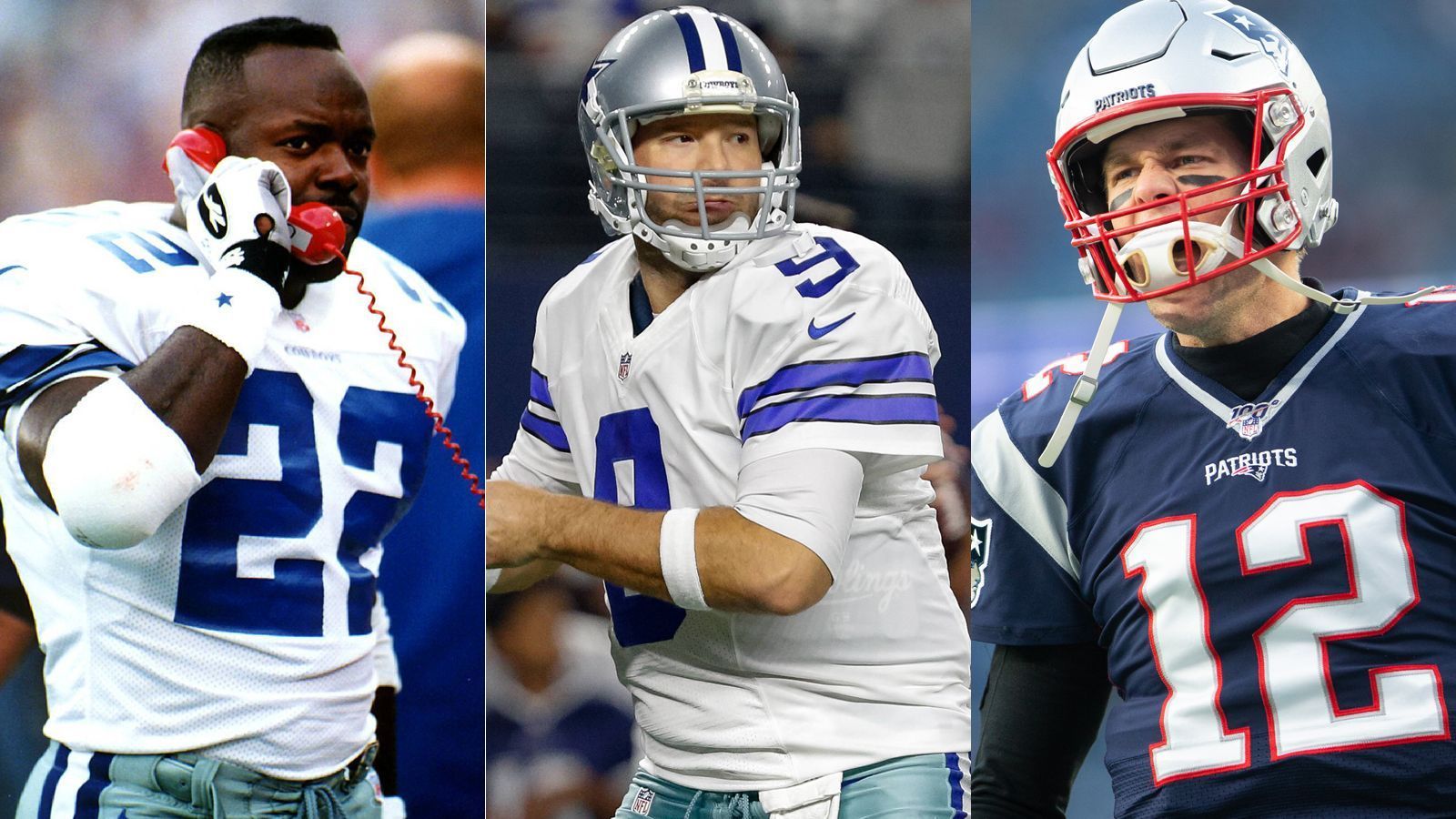 
                <strong>Brady, Romo, Stafford: Diese Spieler haben an Thanksgiving abgeliefert</strong><br>
                Der nächste Festschmaus steht an: NFL an Thanksgiving hat am Donnerstag drei Spiele zu bieten. Zunächst empfangen die Dallas Cowboys (ab 22:15 Uhr live auf ProSieben MAXX und ran.de) die Las Vegas Raiders. Die Detroit Lions erwarten die Chicago Bears. Und die Buffalo Bills treten bei den New Orleans Saints (ab 2:10 Uhr live auf ProSieben und ran.de) an. Wir haben die Spieler, die an Thanksgiving bislang am besten abgeliefert haben. Viel Cowboys und Lions, aber nicht nur.
              