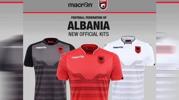 
                <strong>Albanien (Heim-und Auswärtstrikot)</strong><br>
                Albanien (Heim- und Auswärtstrikot): Was das Design angeht, nimmt Albanien mit modernen und eleganten Trikots an der EM teil.
              