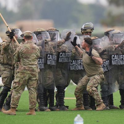 Militärübung in Los Angeles