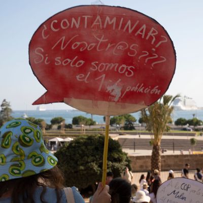 Protest gegen Massentourismus auf Mallorca