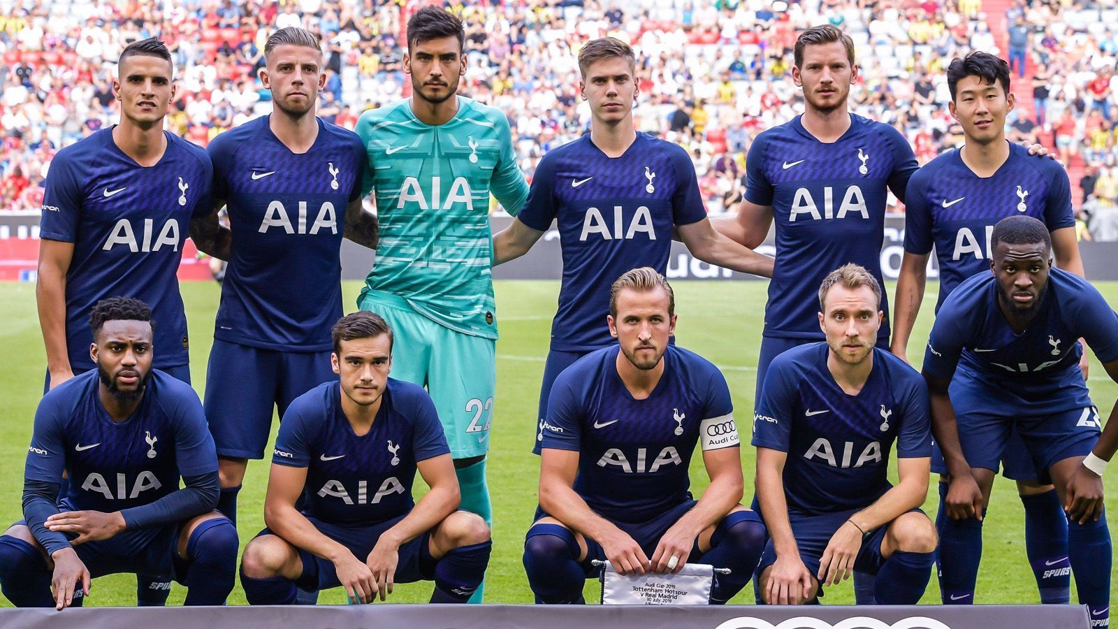 
                <strong>Tottenham Hotspur</strong><br>
                Gesamtausgaben: 114 Millionen EuroTeuerster Einkauf: Tanguy Ndombele (untere Reihe, 1.v.r., 60 Millionen Euro)
              