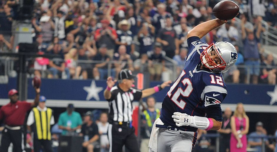
                <strong>Touchdown-Fieber bei den Patriots</strong><br>
                New England Patriots: Tom Brady und Co. präsentieren sich schon in Frühform. In den ersten vier Saisonspielen erzielt der Super-Bowl-Champion 149 Punkte - einen mehr als 2007 zum gleichen Saisonzeitpunkt. Erfolgreicher war die Franchise noch nie.
              