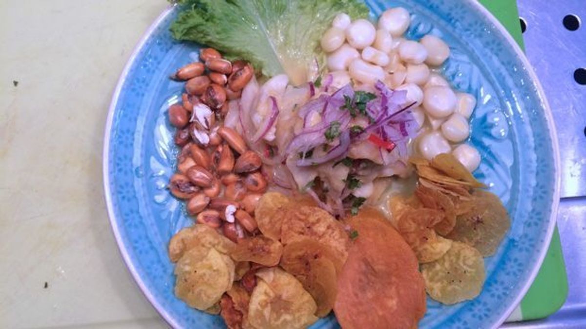 Ceviche in Tigermilch