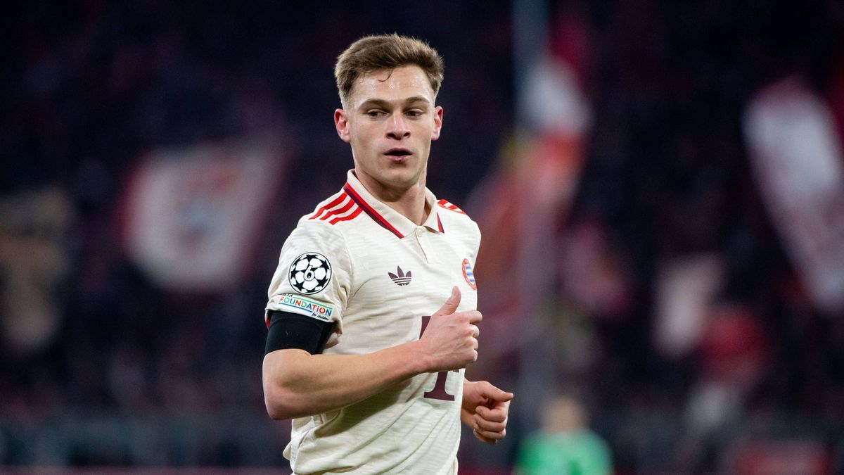 Joshua Kimmich (FC Bayern Muenchen, 06), GER, FC Bayern Muenchen vs Celtic Football Club Glasgow, Fussball, UEFA Champions League, Playoff Rueckspiel, Spielzeit 2024 2025, 18.02.2025 GER, FC Bayern...