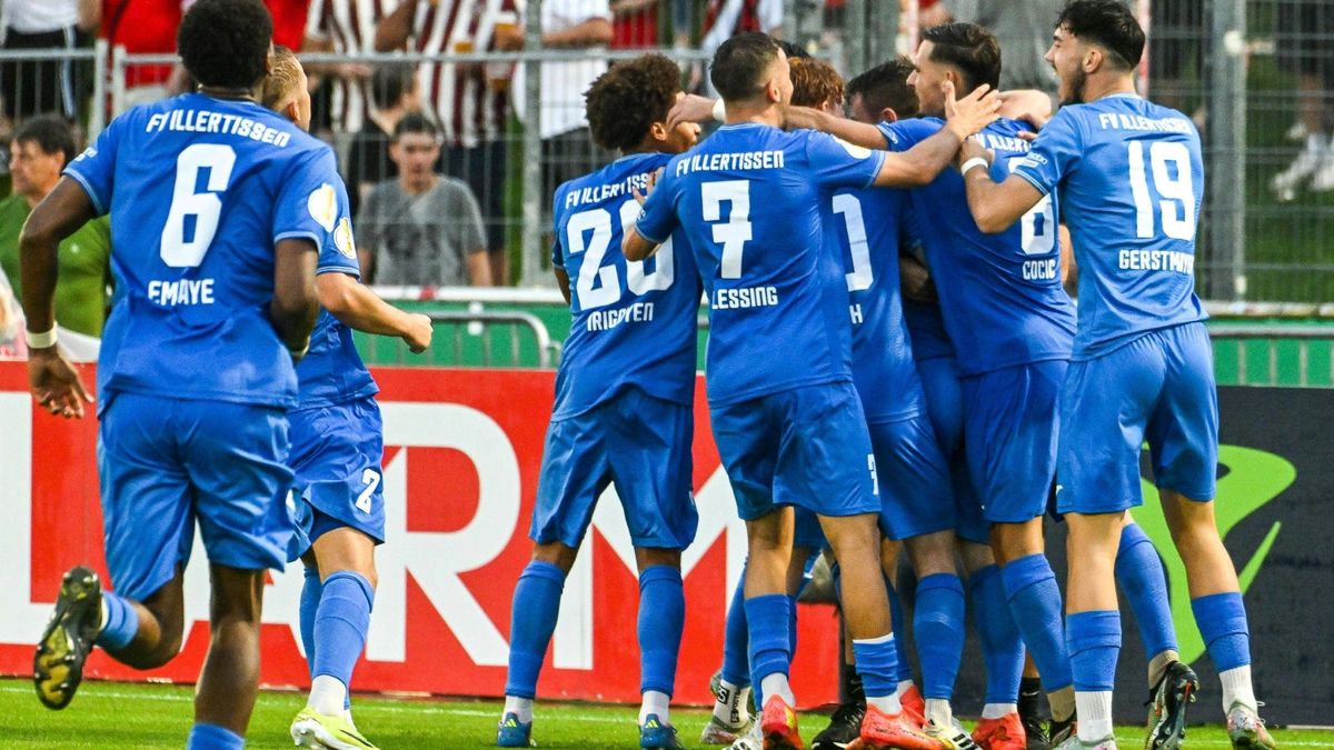 Erstrundenjubel: Der FV Illertissen gegen Nürnberg