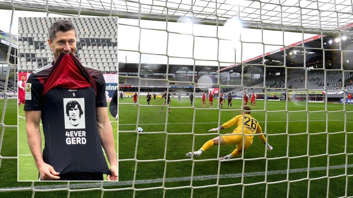 So feiert Bayern-Star Robert Lewandowski seine 40-Tore-Marke  