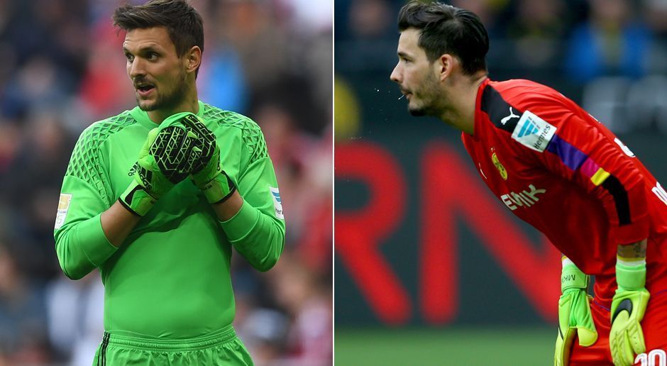 
                <strong>Bayern vs. BVB</strong><br>
                Tor: Sven Ulreich vs. Roman Bürki: Ohne den verletzten Manuel Neuer gehen die Bayern mit Sven Ulreich in die Partie. In den vergangenen Wochen zeigte der Ex-Stuttgarter teils gute Paraden, teils aber auch erstaunliche Unsicherheiten. Zwar patzte auch Bürki zuletzt in Monaco, doch insgesamt hat der Schweizer trotzdem die Nase vorn: 0:1.
              