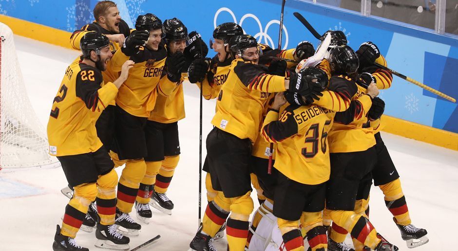 
                <strong>Deutschland im Eishockey Finale: So lief der Halbfinal-Krimi gegen Kanada</strong><br>
                Deutschland schlägt sensationell Kanada im olympischen Eishockey-Halbfinale. Hier gibts die Zusammenfassung in Bildern.
              