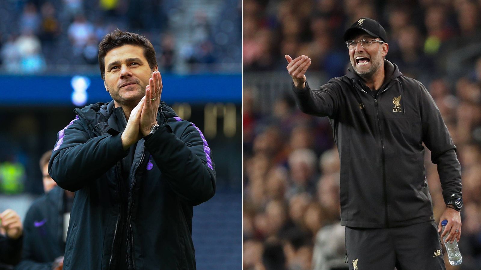 
                <strong>Trainervergleich: Mauricio Pochettino (Tottenham) vs. Jürgen Klopp (Liverpool)</strong><br>
                Jahresgehalt: Pochettino 9,63 Millionen Euro (Quelle: Guardian), Klopp 14,7 Millionen Euro (Quelle: France Football)Vertrag bis: Pochettino 2023, Klopp 2022
              