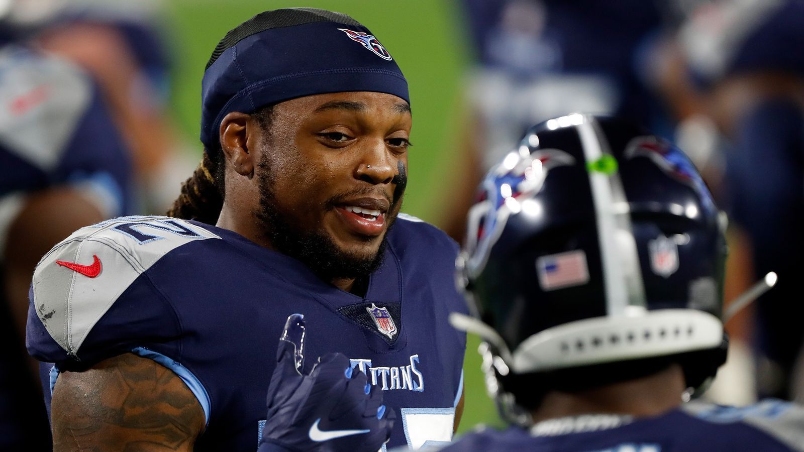 
                <strong>Die meisten Rushing Yards</strong><br>
                Derrick Henry (Running Back der Tennessee Titans) mit 2027 - Die komplette Statistik im Datencenter >>
              