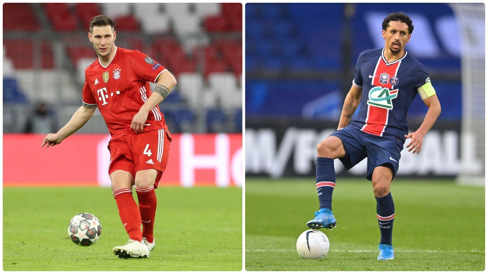 
                <strong>Rechter Innenverteidiger: Niklas Süle vs. Marquinhos</strong><br>
                Der Brasilianer in Diensten von PSG ist Kapitän, lautstarker Dirigent der Viererkette und unumstrittener Stammspieler im französischen Star-Ensemble. Zwar etablierte sich auch Süle in den vergangenen Wochen wieder in der ersten Elf, doch unersetzbar ist der Innenverteidiger nicht - anders als sein Gegenüber: Sechs der zehn Pflichtspiel-Niederlagen der laufenden Saison kassierte der französische Serienmeister, wenn Marquinhos nicht spielte - Punkt Paris. 2:1
              