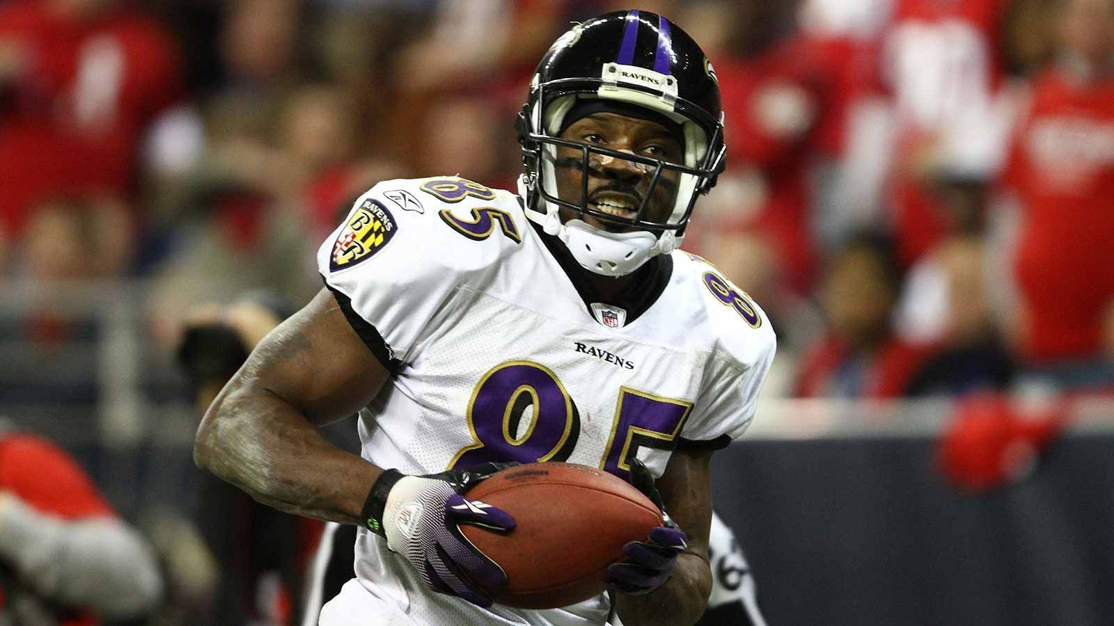 
                <strong>Baltimore Ravens – Derrick Mason </strong><br>
                &#x2022; 5.777 Receiving Yards<br>&#x2022; von 2005 bis 2010<br>
              